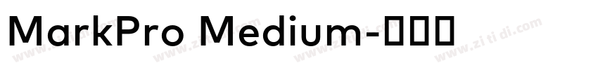 MarkPro Medium字体转换